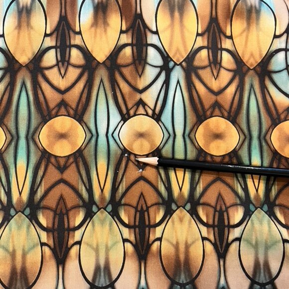 Isle Stain Glass Print Dress, L - Picture 12 of 12